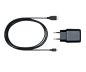 Preview: USB PD/QC 3.0 charging adapter incl. micro USB cable 20W, 3.6V~5.9V/3A; 6~9V/2A; 9V~12V/1.5A, black, DINIC box with Euro hole, 2m